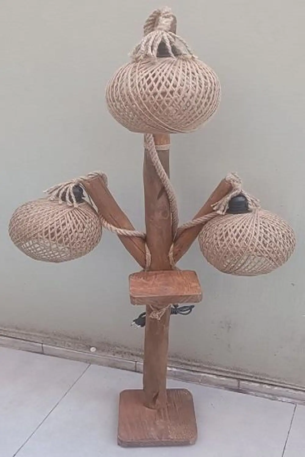 Lambader 13967 Sarmaşık 3 lü Doğal malzemeler Kuru Zeytin veya ça