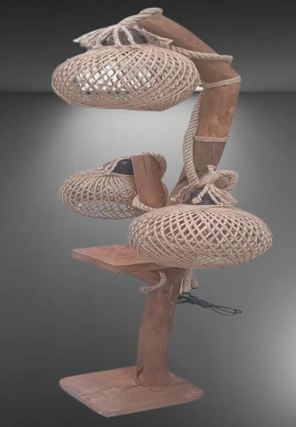 Lambader 13967 Sarmaşık 3 lü Doğal malzemeler Kuru Zeytin veya ça