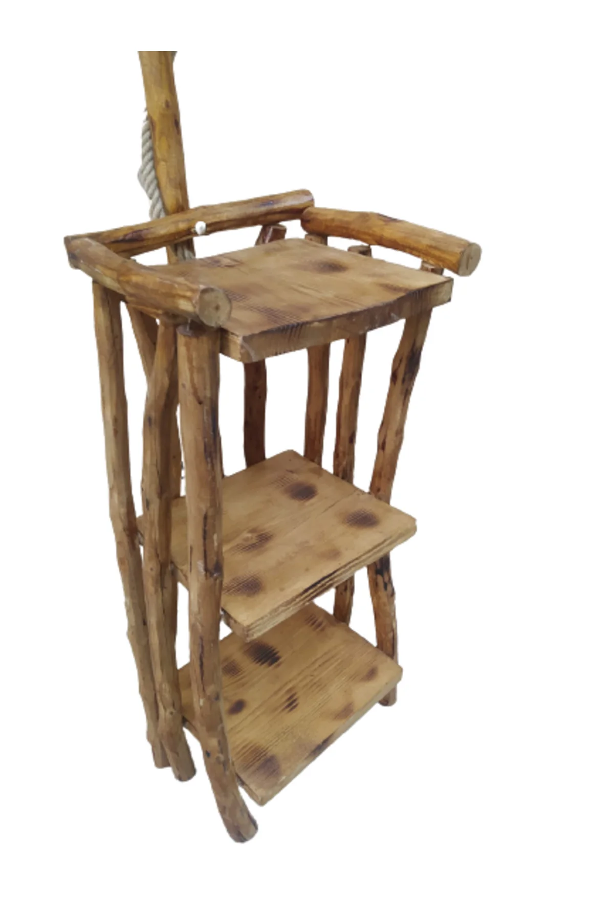 Lambader 18560 ST ATMACA 3 kitaplık Raflı Model Doğal Malzem Kuru Zeytin Çam Dalı Lambader 18560 ST ATMACA 3 kitaplık Raflı Model Doğal Malzem Kuru Zeytin Çam Dalı - Görsel 4
