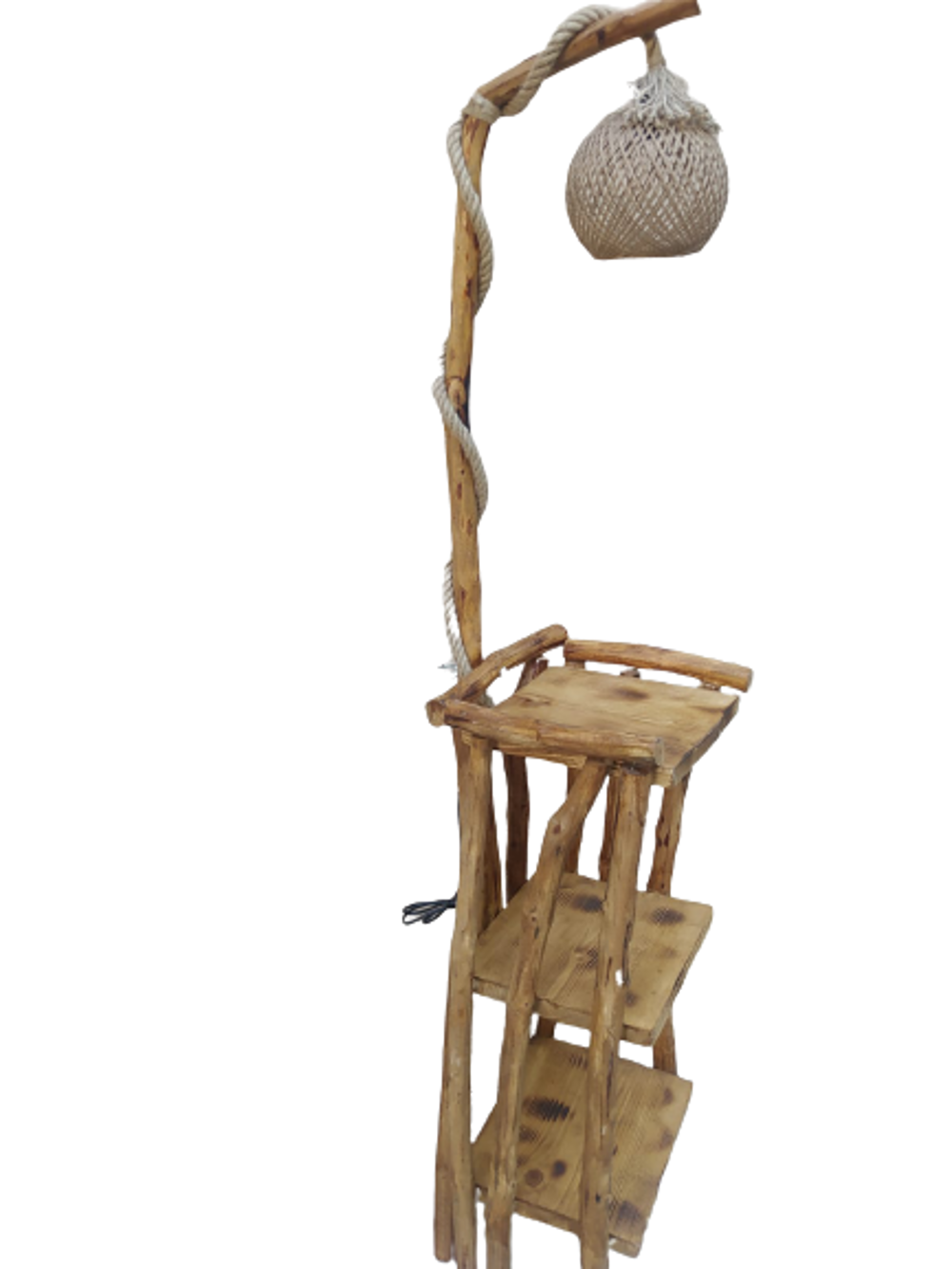 Lambader 18560 ST ATMACA 3 kitaplık Raflı Model Doğal Malzem Kuru