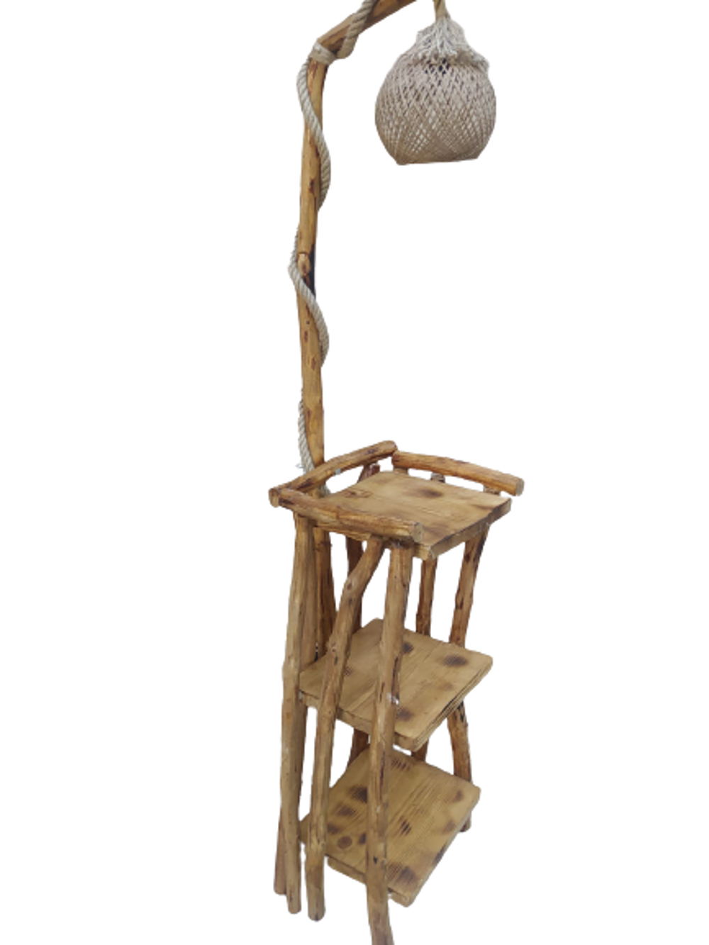 Lambader 18560 ST ATMACA 3 kitaplık Raflı Model Doğal Malzem Kuru