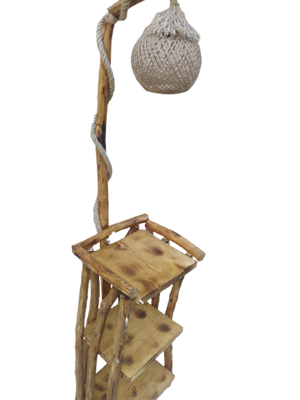 Lambader 18560 ST ATMACA 3 kitaplık Raflı Model Doğal Malzem Kuru