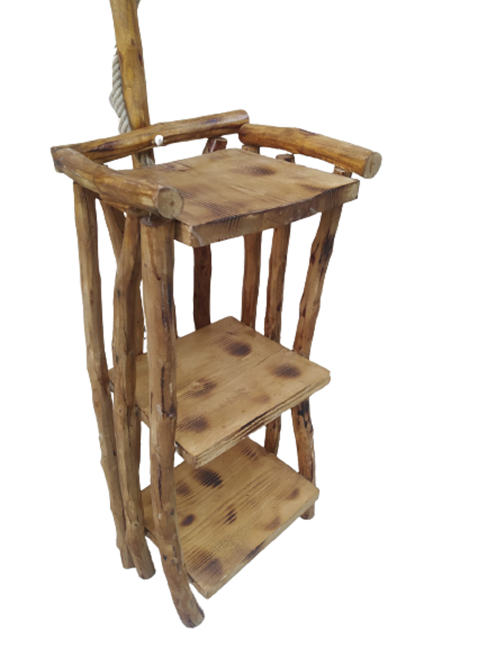 Lambader 18560 ST ATMACA 3 kitaplık Raflı Model Doğal Malzem Kuru