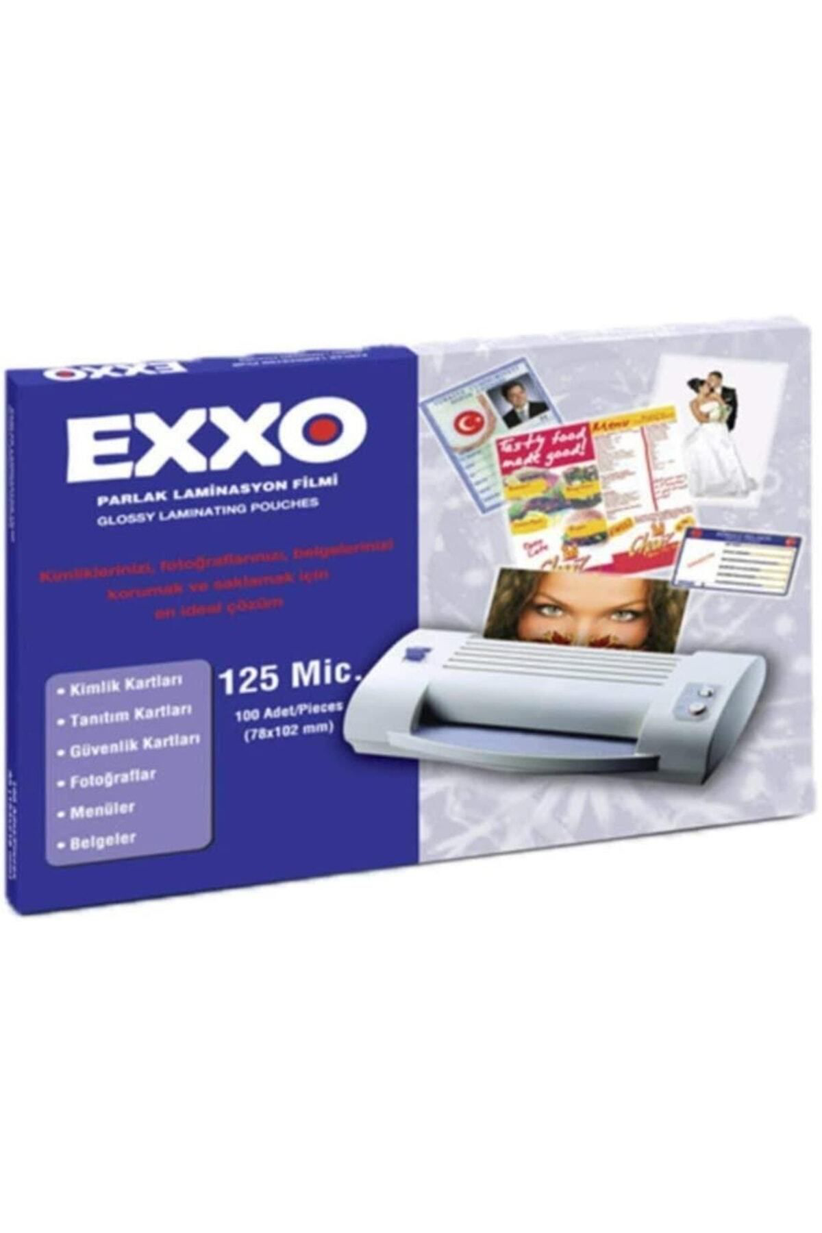 Exxo Laminasyon Film A-4 125 Mic 100 Lü