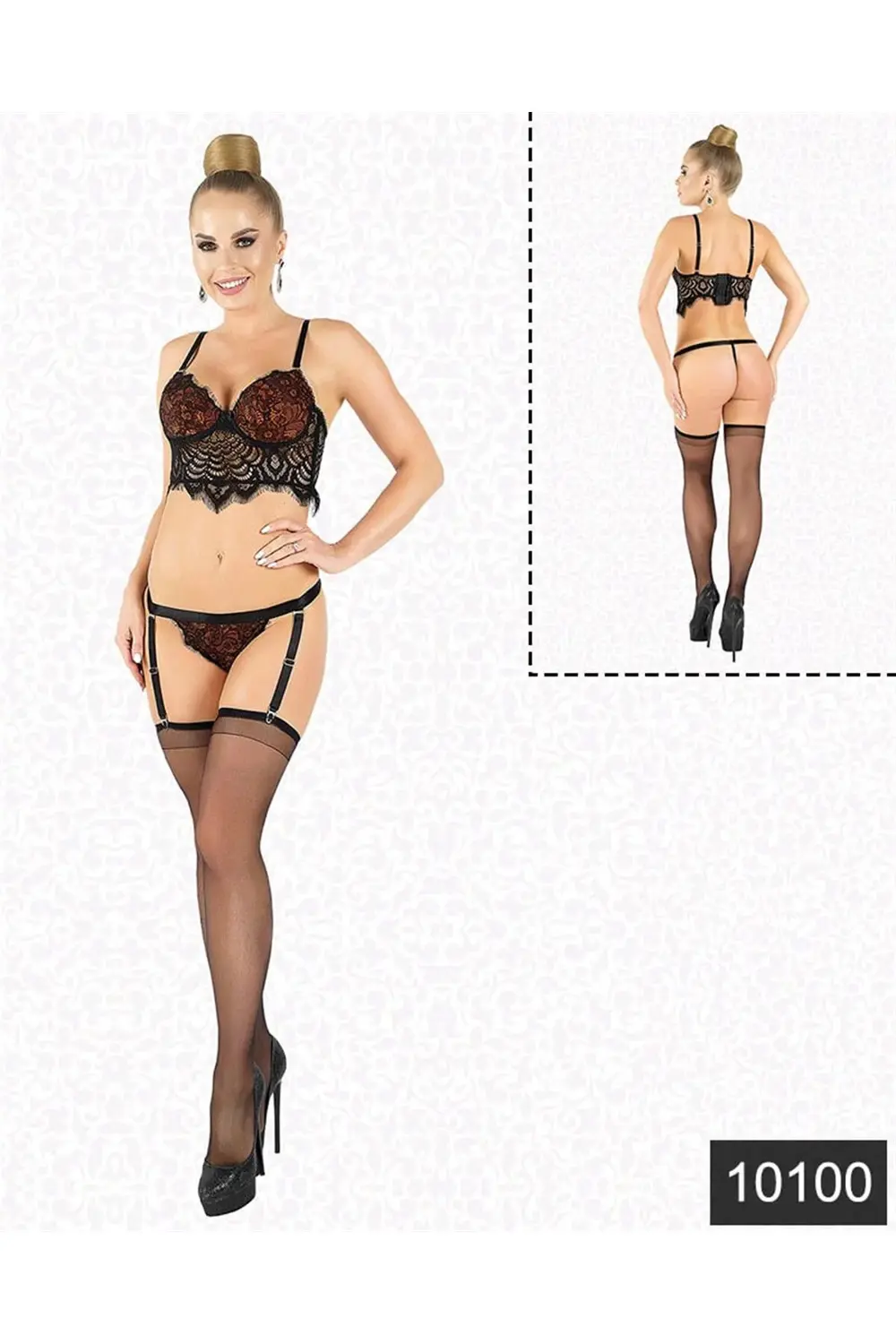 Lamine Dantel Jartiyer Takım