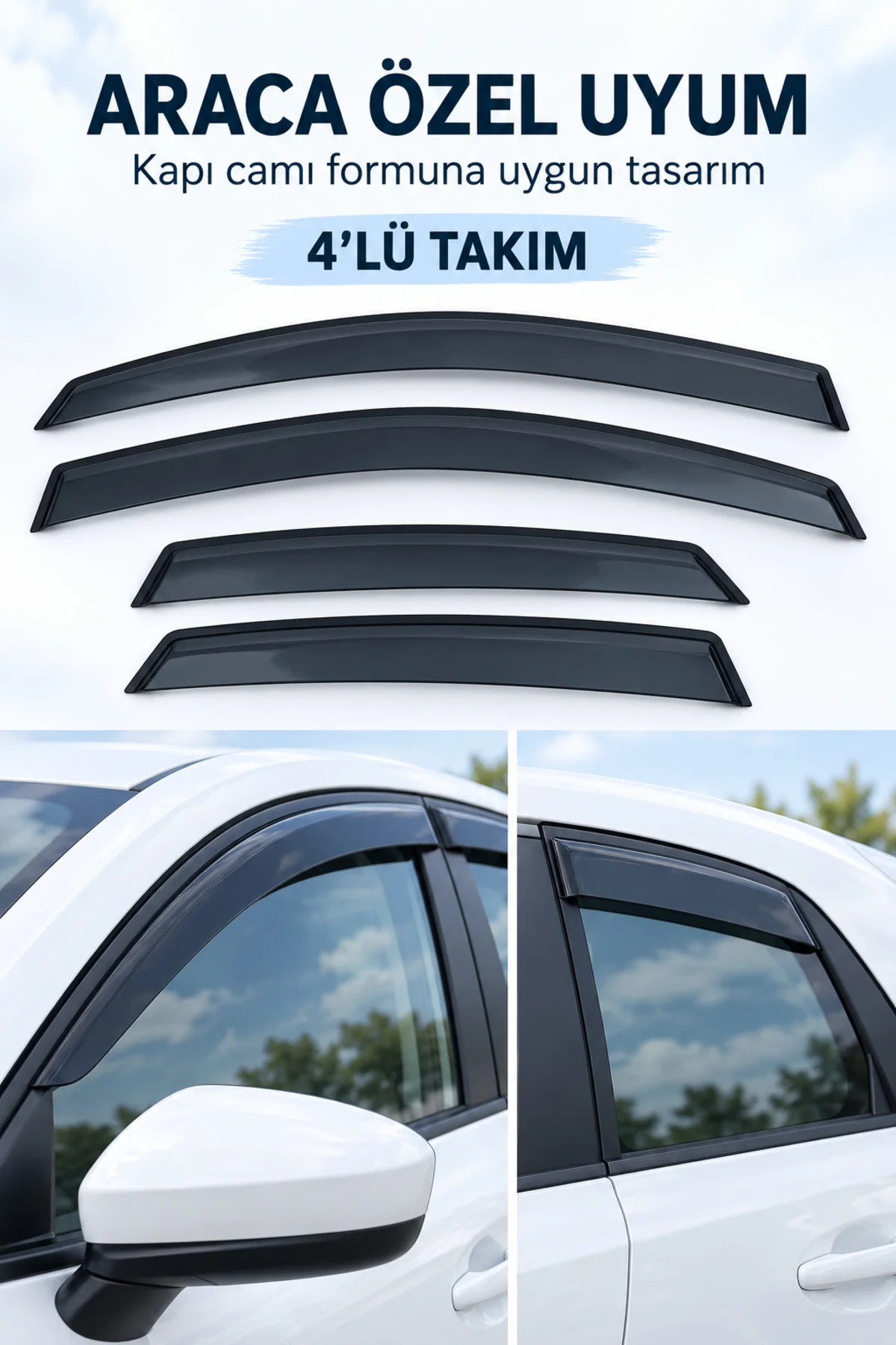 Lancia Delta III. Nesil 2008-2014 Mügen Cam Rüzgarlığı (4'lü) Fiyatı, Yorumları ve Özellikleri