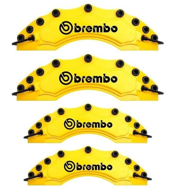 Lancia Y Uyumlu Brembo Sarı Kaliper Kapağı 4 Parça Ön Arka Set