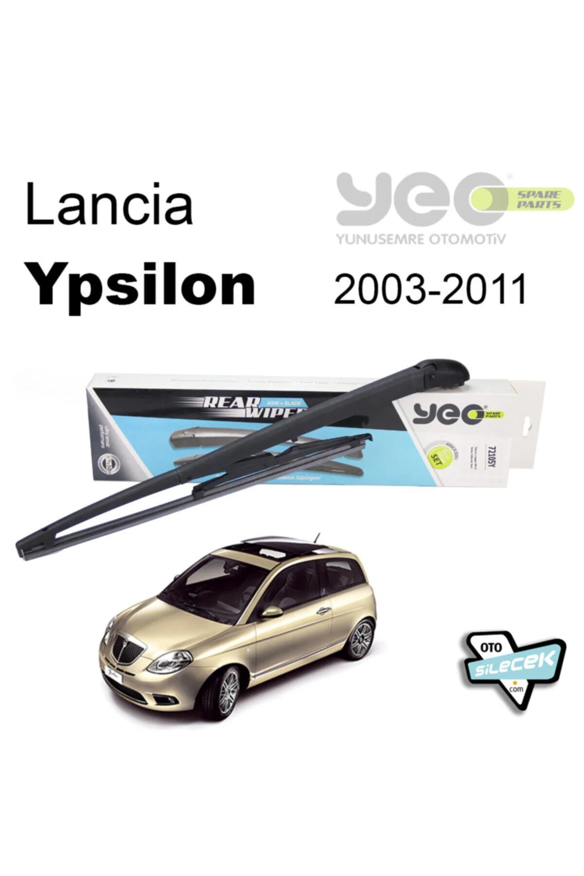 Lancia Ypsilon Arka Silecek Seti 2003-2011 Wiperear