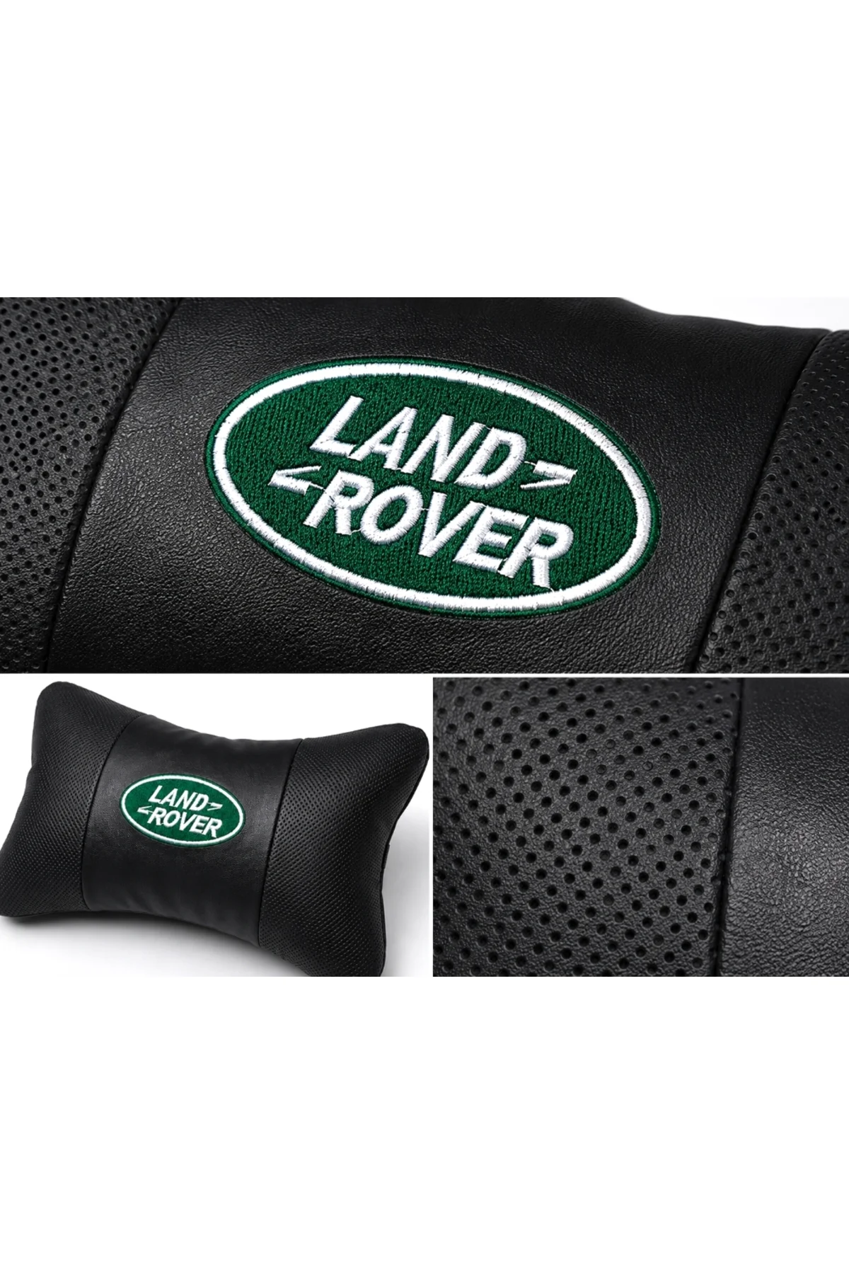 Land Rover Papyon Yastık - Boyun Yastığı - Deri Yastık Logolu Land Rover Papyon Yastık - Boyun Yastığı - Deri Yastık Logolu - Görsel 2