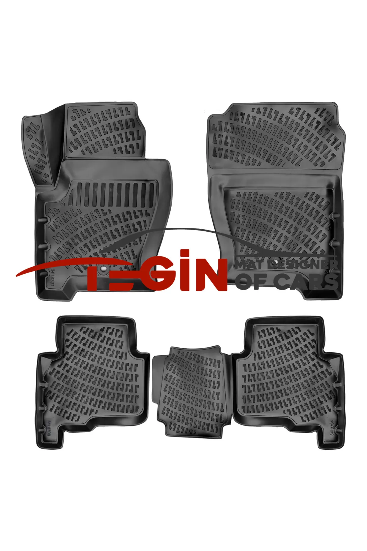 Land Rover Range Rover Sport Bagaj Havuzu + Siyah 3D Paspas 2006