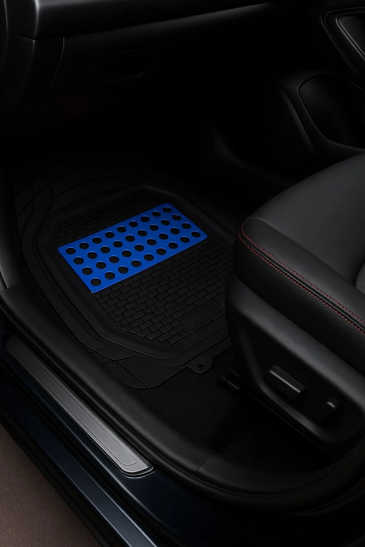 Land Rover Range Rover Sport 2013 UYUMLU HAVUZLU ÜNIVERSAL YENİ NESİL PLUS PASPAS SİYAH - MAVİ