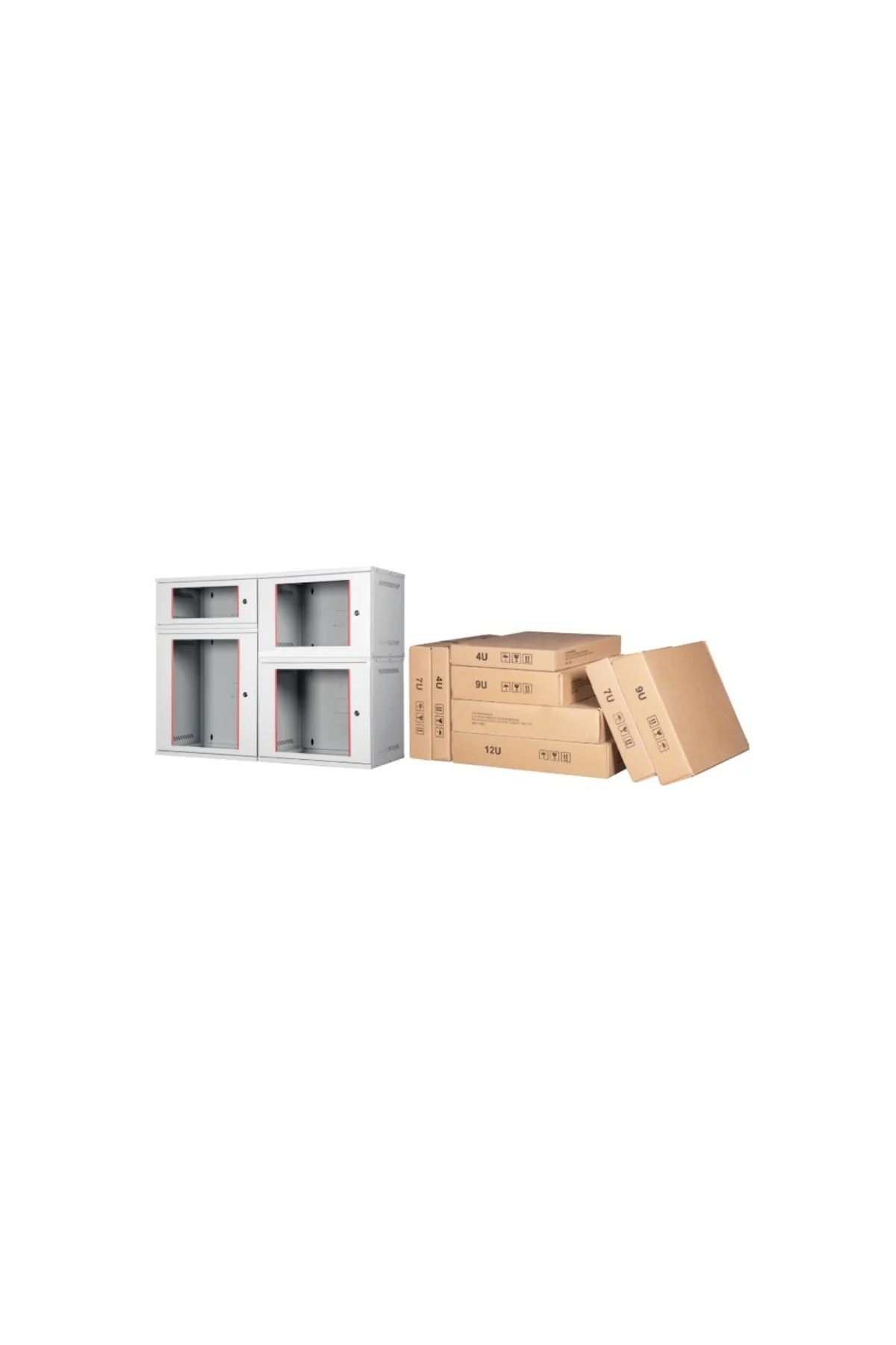 LANDE 9U 540x400 Soho Rack Kabinet (Demonte)