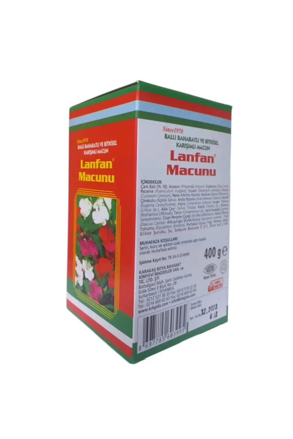 Kuvvet Marka Lanfan Macunu - Ballı Baharatlı Ve Bitkisel Karışımlı Macunu