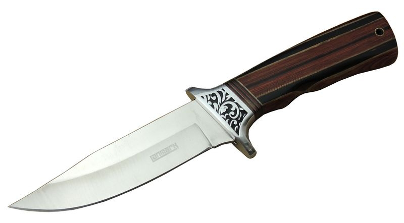 Lanmark A058-1 Kamp Bıçağı 26,5 cm - Ahşap Sap, Kılıflı TdrTR