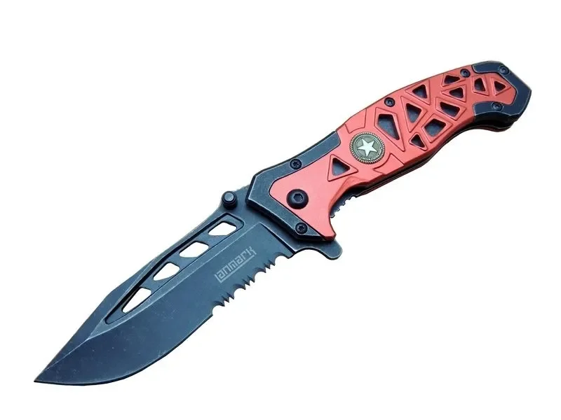 Lanmark Mx50 Testereli Outdoor Çakı 21 Cm - Otomatik, Kemerlikli