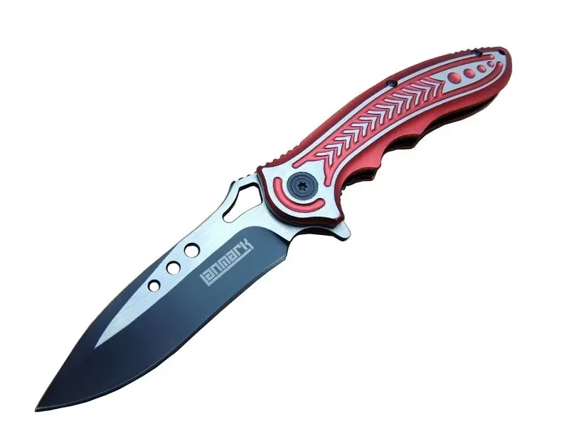 Lanmark Rd T60a Kamp Çakı 20 Cm - Kırmızı Sap, Otomatik, Kemerlik