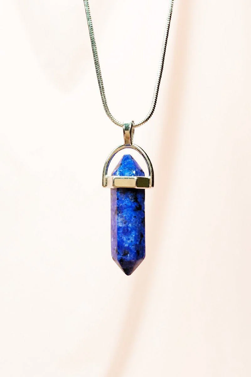 Lapis Lazuli Doğal Taşlı El Yapımı Kolye - Şık Aksesuar Fiyatı, Yorumları ve Özellikleri