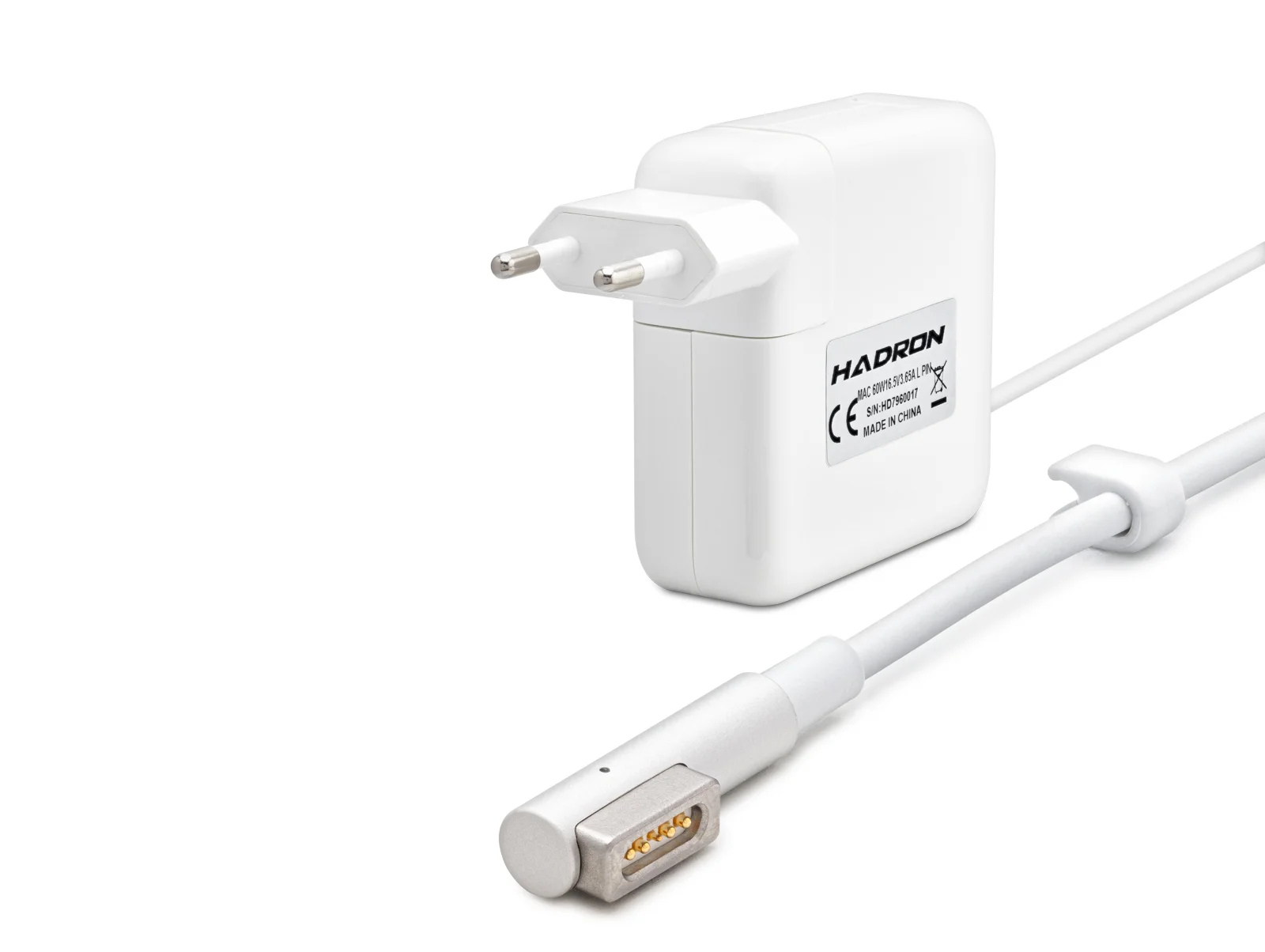 Laptop Adaptörü 60W 16.5V 3.65A L Tip Beyaz HD796 Laptop Adaptörü 60W 16.5V 3.65A L Tip Beyaz HD796
