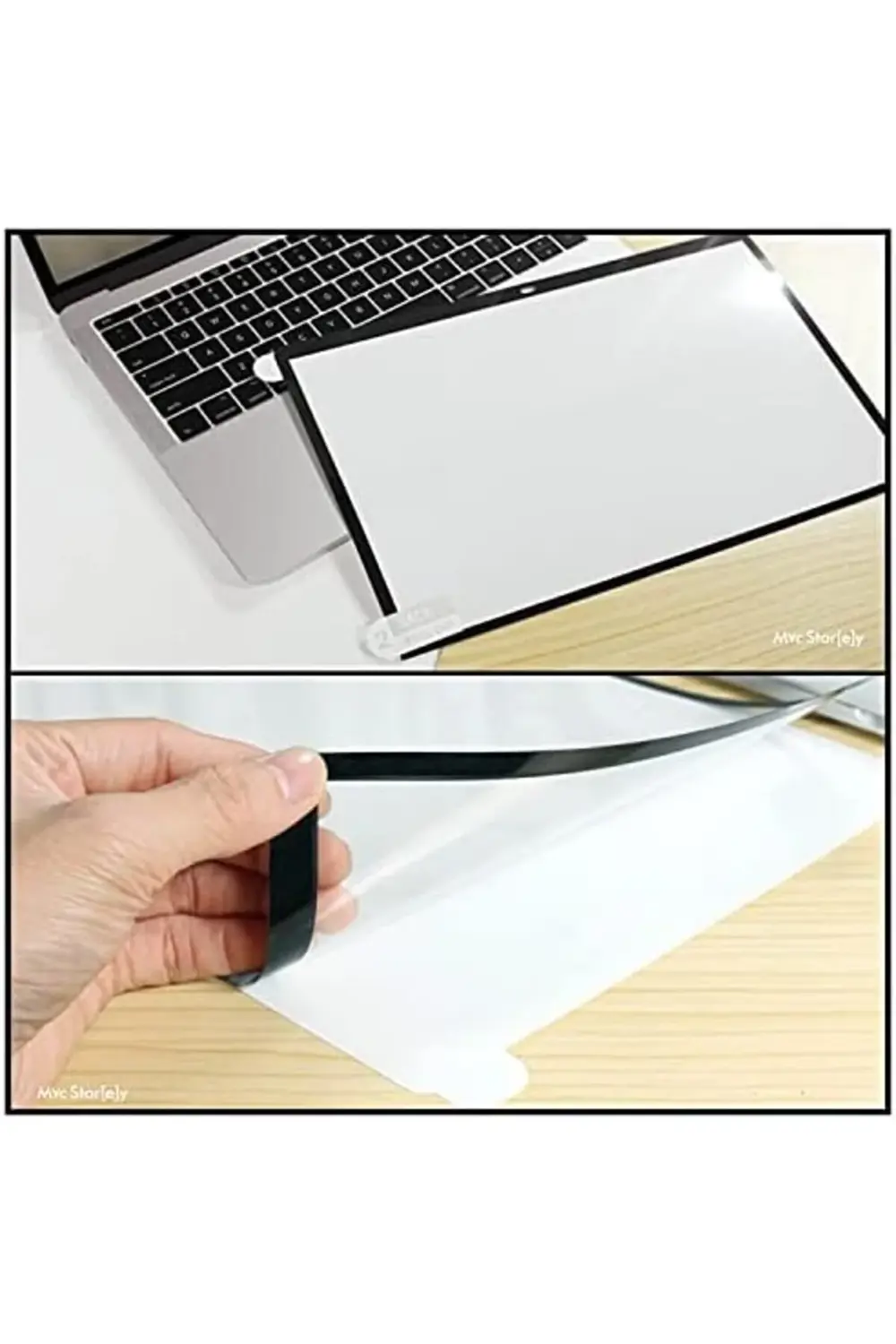 Laptop Ekran Koruyucu Macbook Pro 15 inç Çerçeveli Anti Glare A17