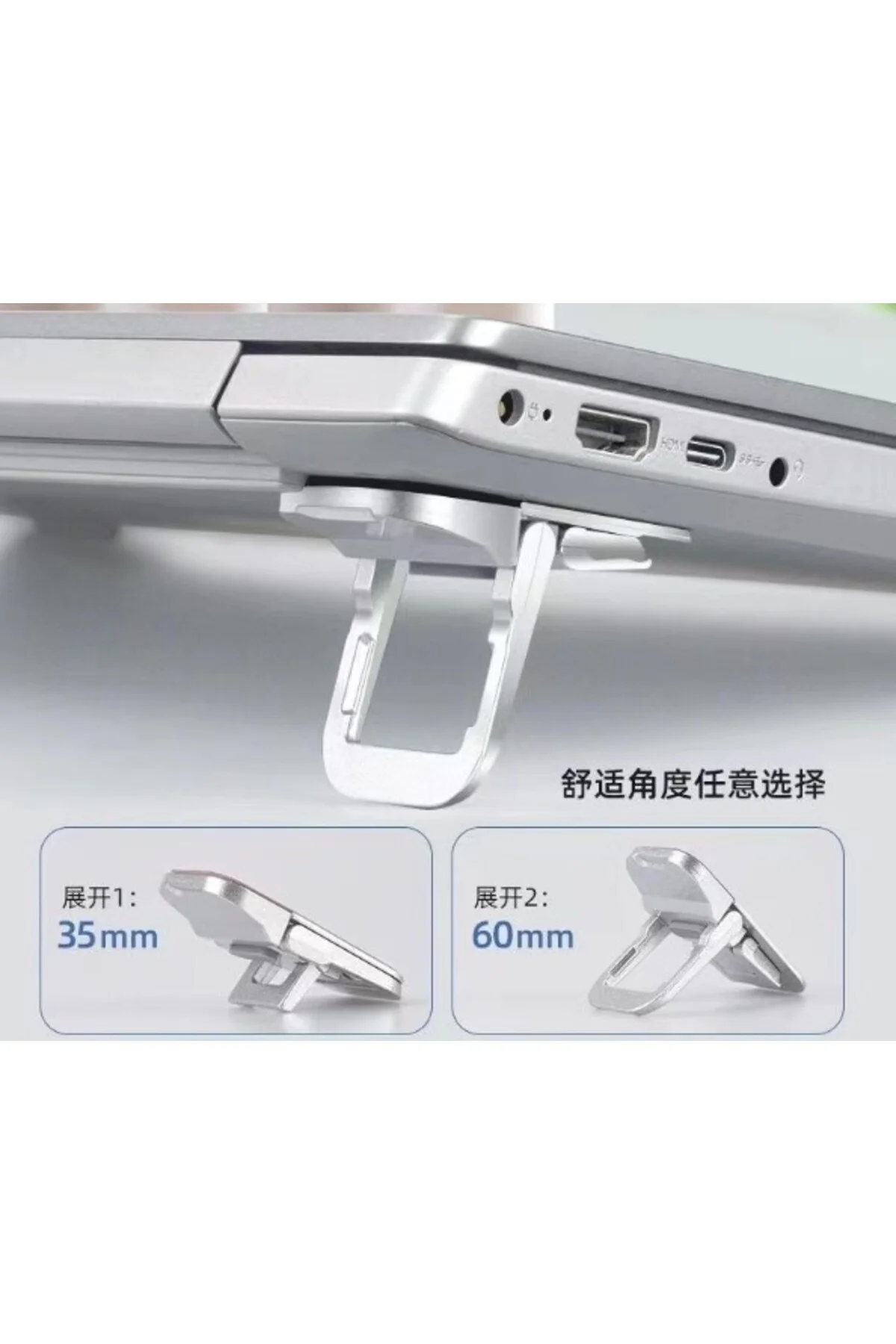 Laptop Stand 2 Kademeli Yükseltme Ayarlı 2 Adet Laptop Stand 2 Kademeli Yükseltme Ayarlı 2 Adet - Görsel 3