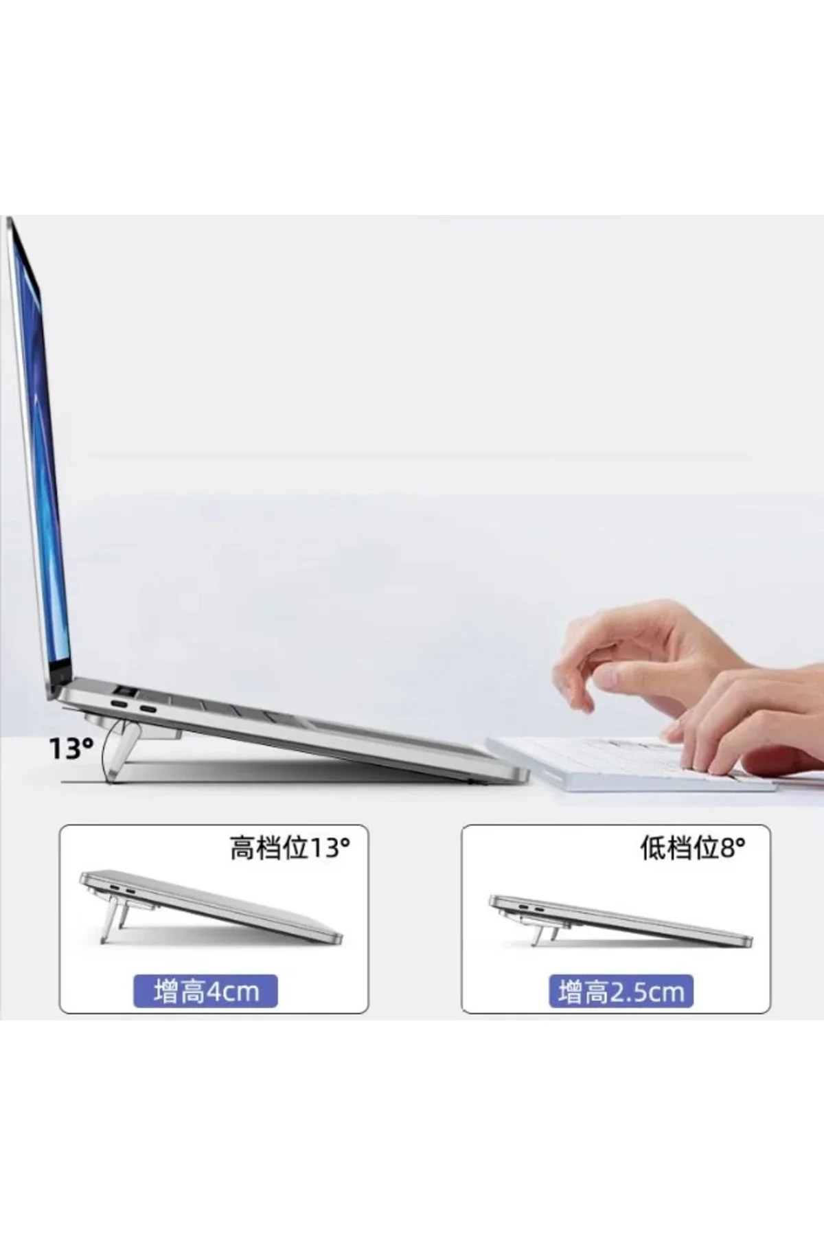 Laptop Standı 2 Kademeli Yükseltme Ayarlı 2 Adet