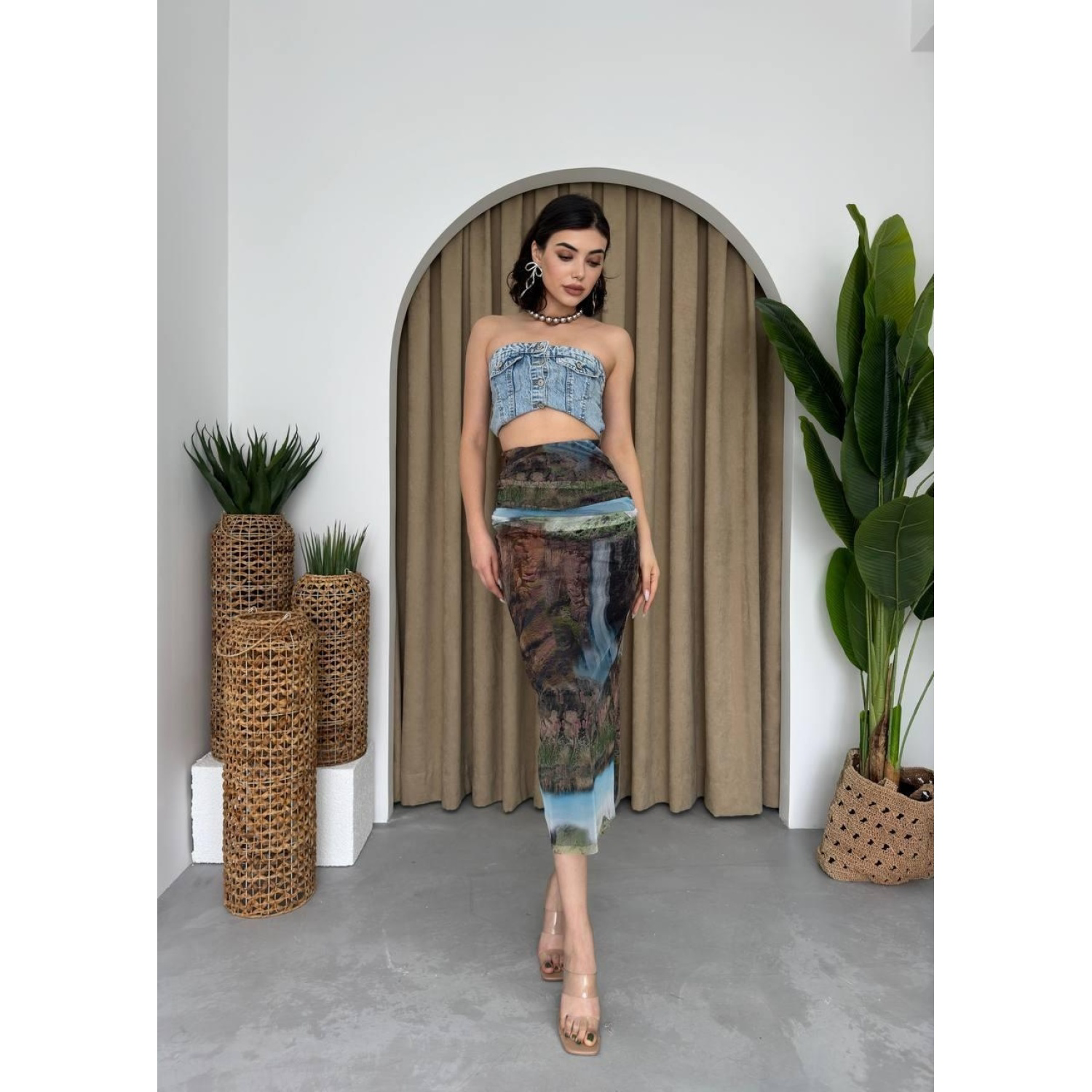 Lara Transparan Midi Etek