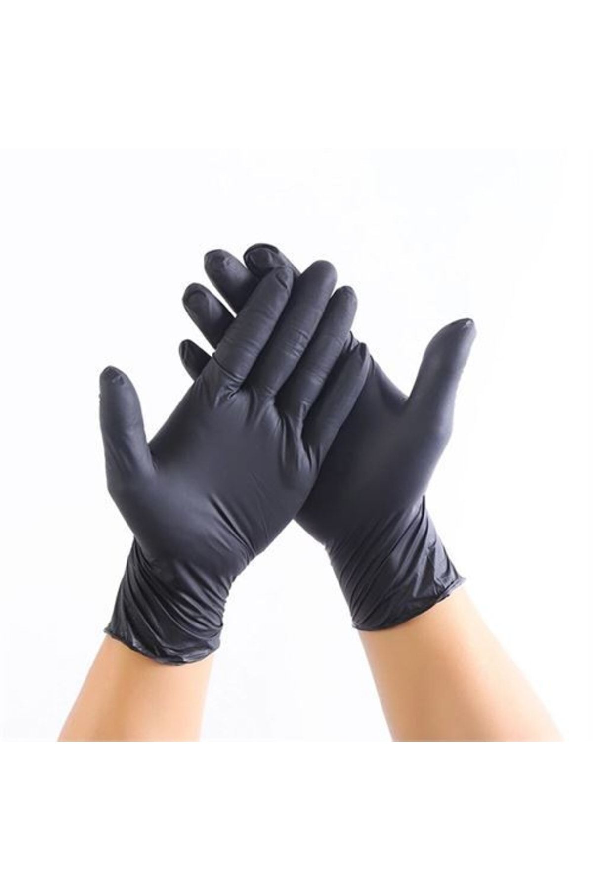 Mastercare Large 12 Adet Siyah Nitril Eldiven 717219