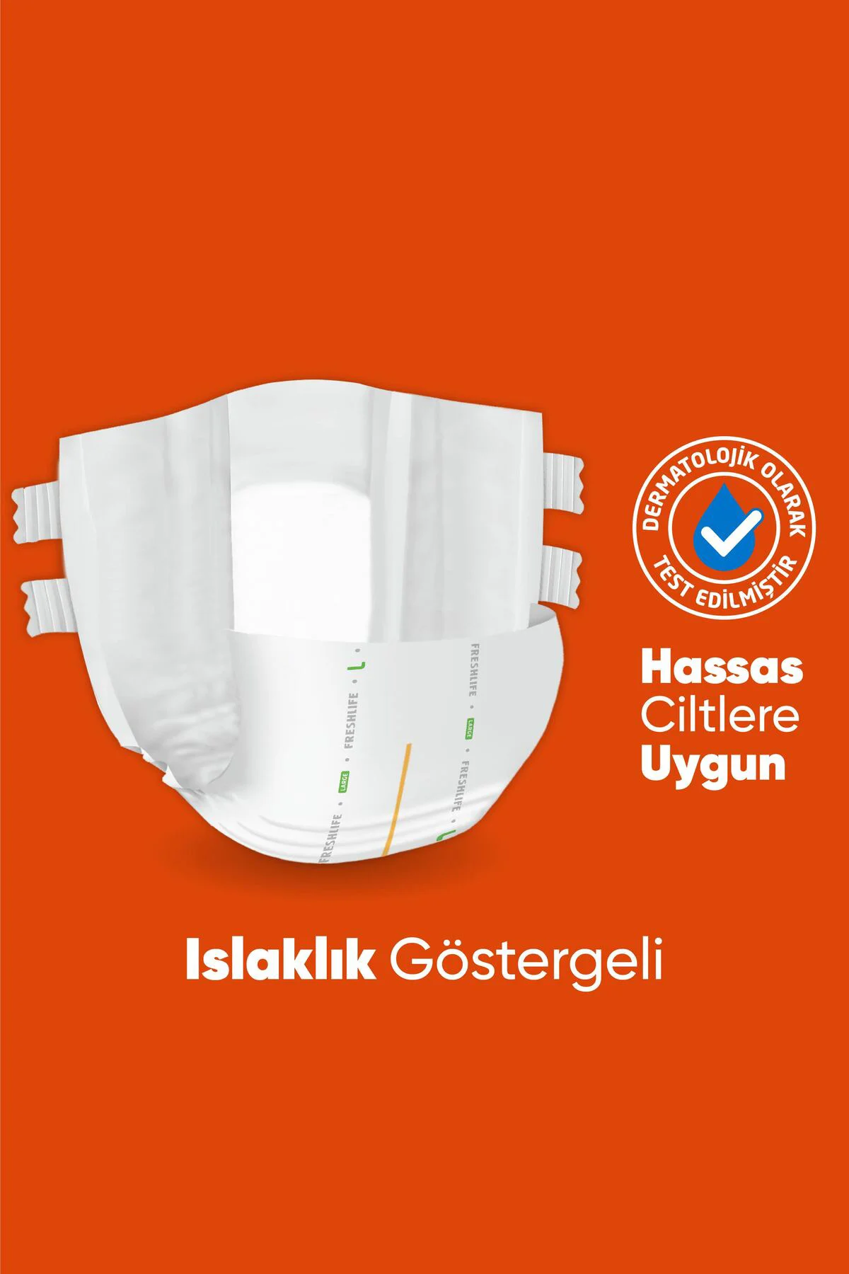 Large Bel Bantlı Yetişkin Hasta Bezi 30 Adet