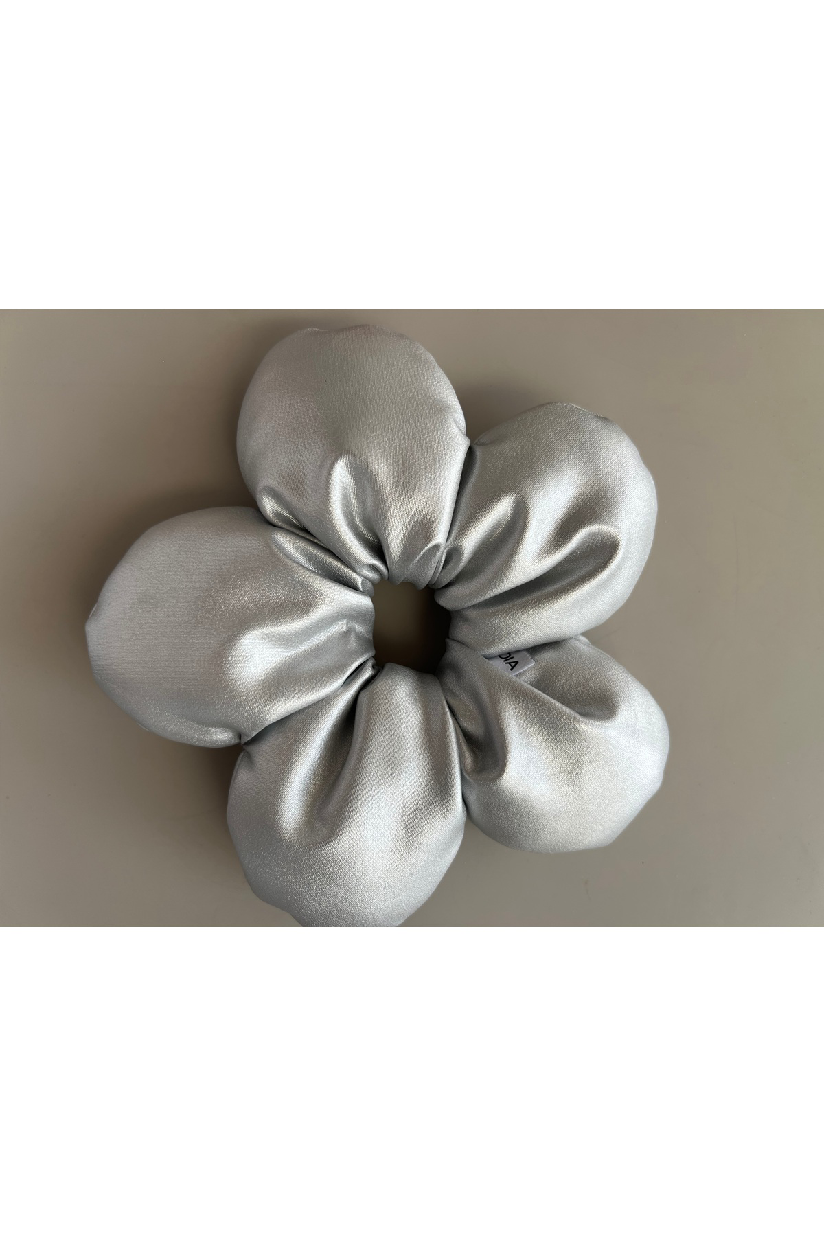 Large Puff Flower Scrunchie Çiçek Papatya Toka Büyük