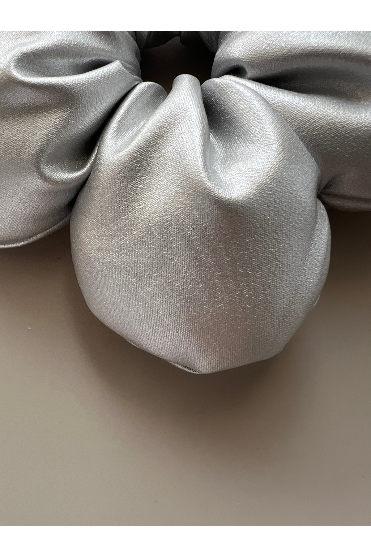 Large Puff Flower Scrunchie Çiçek Papatya Toka Büyük
