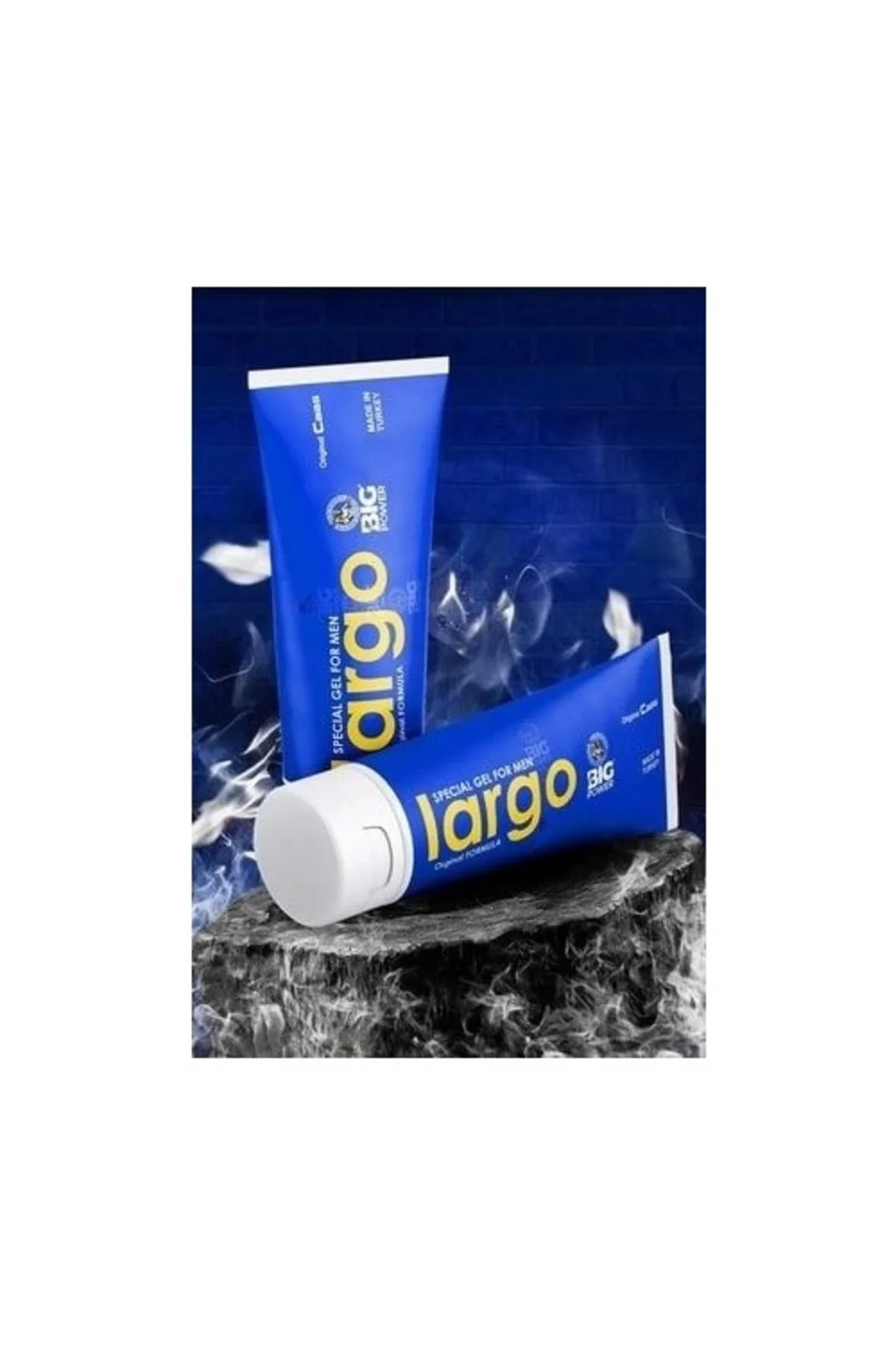 Largo Erkek Kremi 50 ml x 2 Adet + Hediyeli Mendil | Cilt Bakım Seti