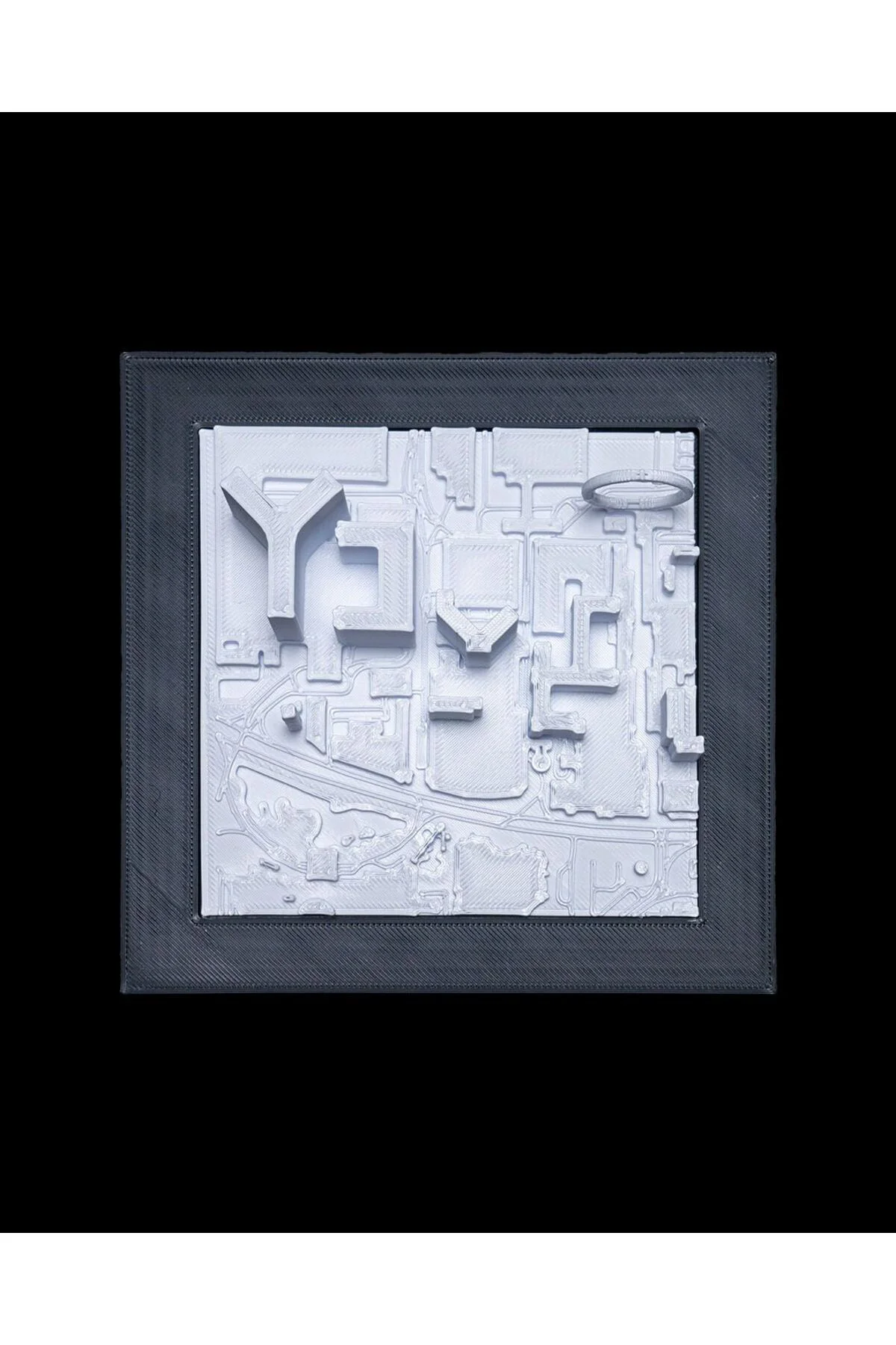 Las Vegas Üç Boyutlu Şehir Silüeti Dekoratif Minimalist Duvar Tablosu Las Vegas Tablo 15CM