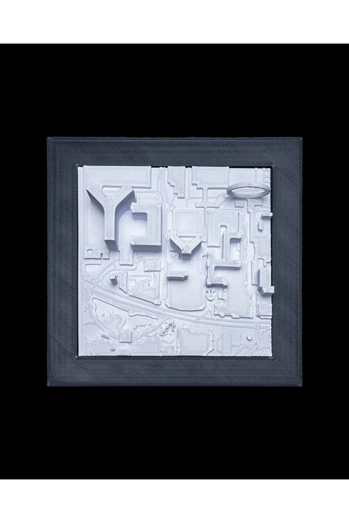 Las Vegas Üç Boyutlu Şehir Silüeti Dekoratif Minimalist Duvar Tablosu Las Vegas Tablo 15CM