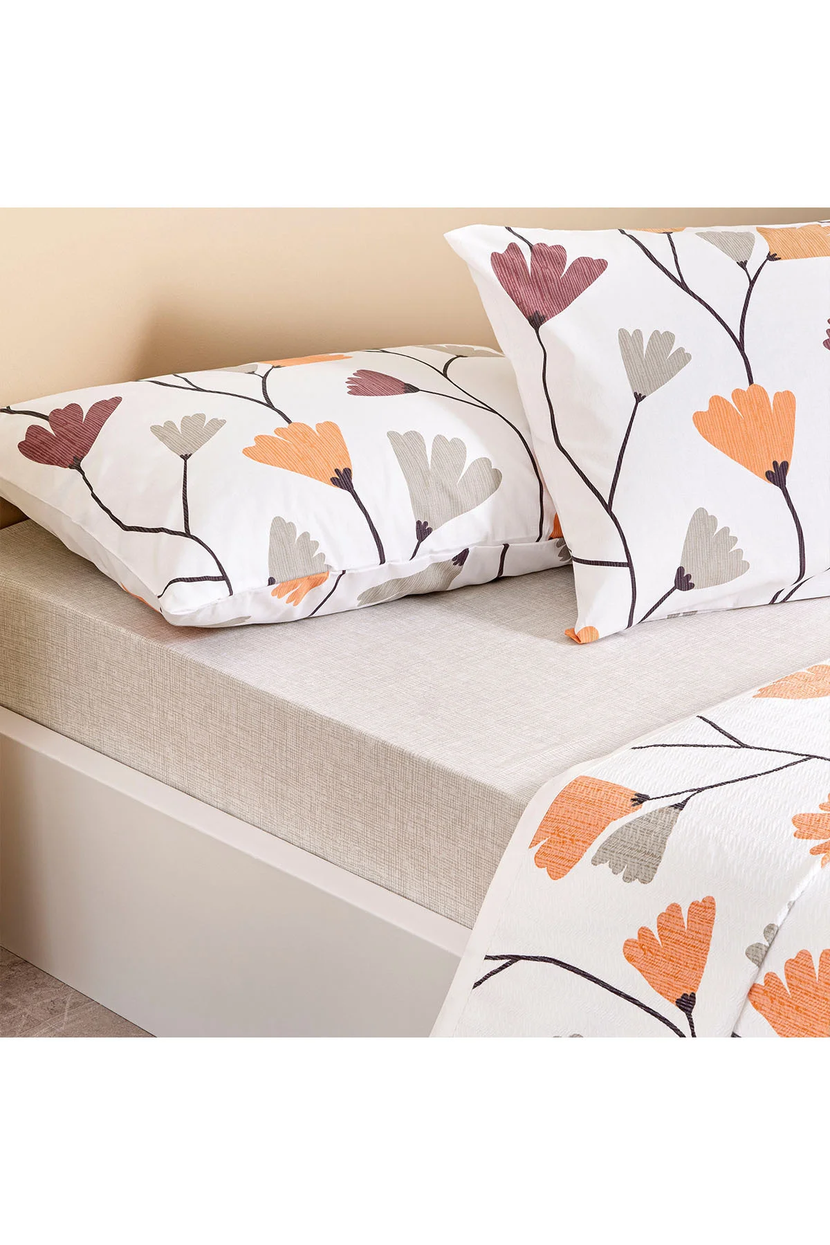 Lassie Kahve Çift Kişilik Pamuklu Pike Takımı