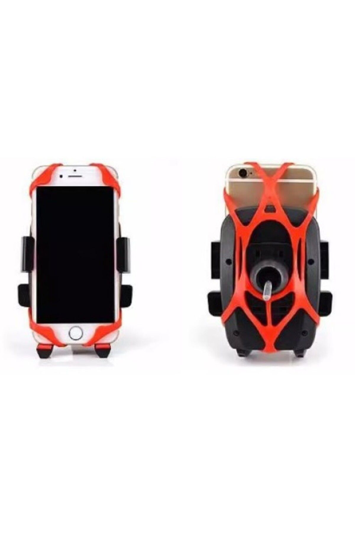 Nice Shop Lastik Destekli Standli Bisiklet Telefon Tutucu