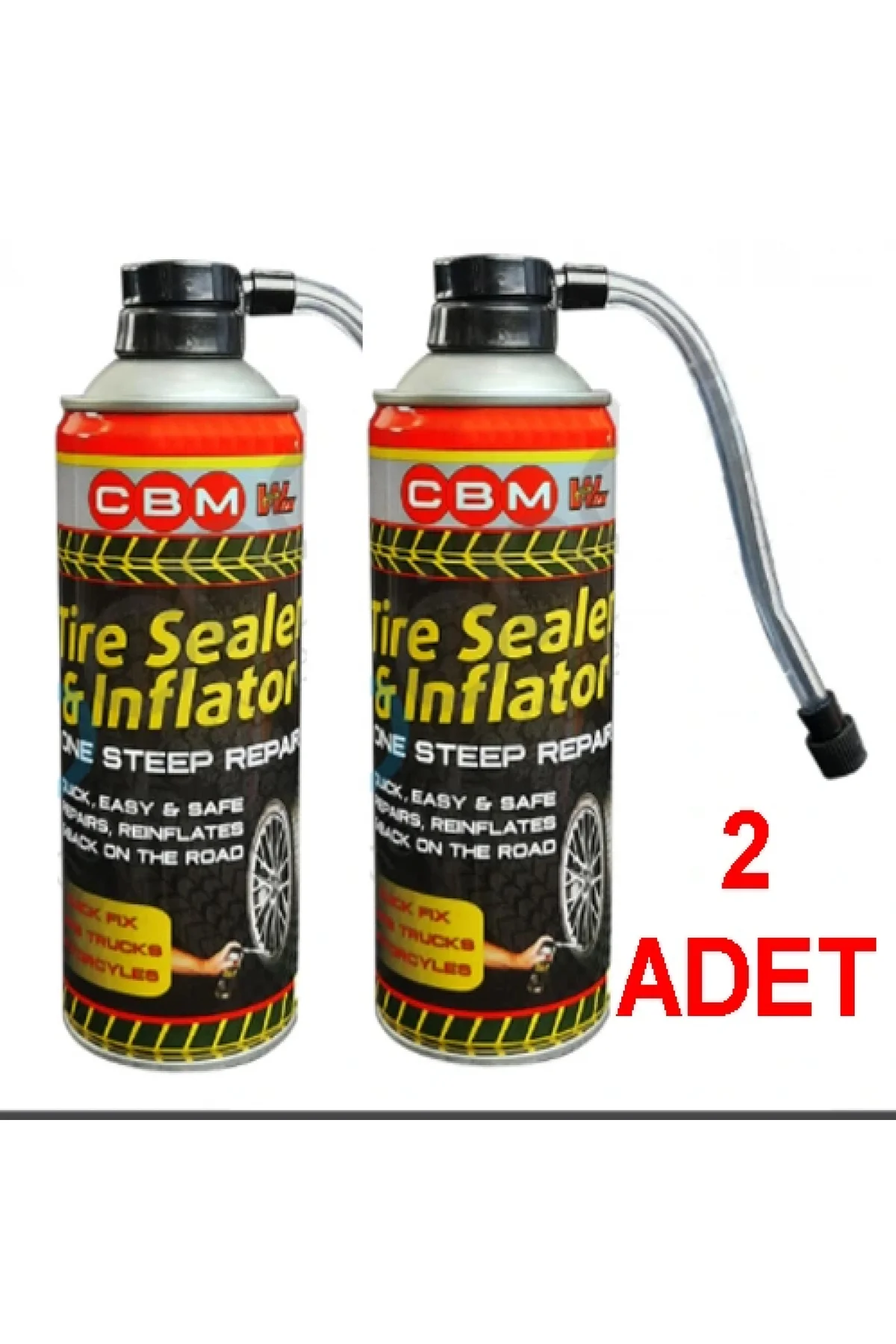 Lastik Tamir Kiti Lastik Tamir Spreyi 400 Ml Büyük Boy 2 Adet Lastik Tamir Kiti Lastik Tamir Spreyi 400 Ml Büyük Boy 2 Adet