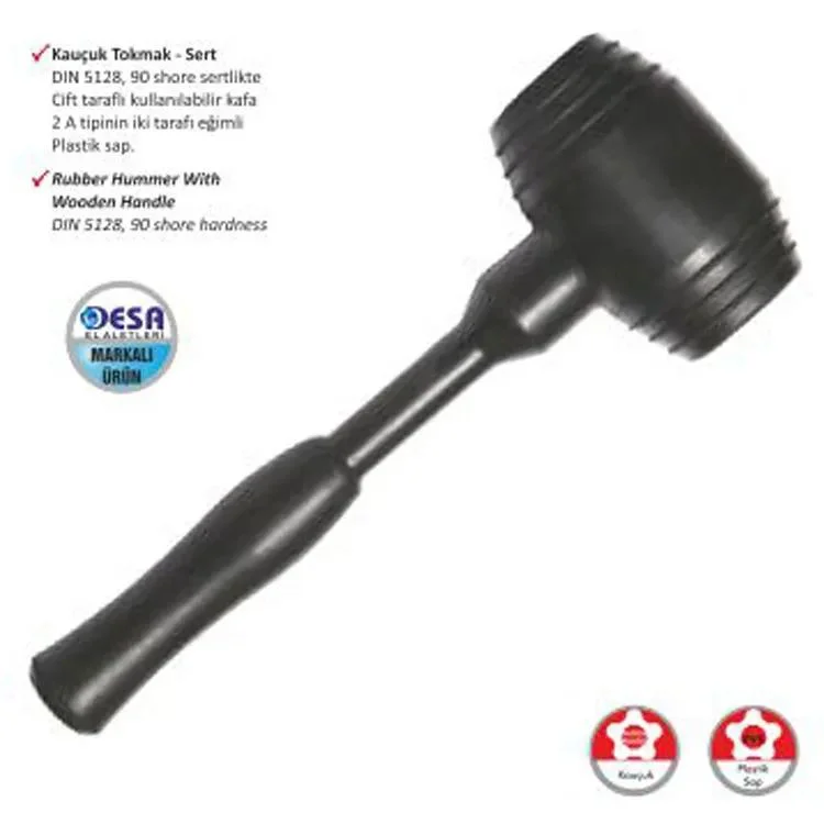 Lastik Tokmak No:50 - Darbe Emici Kauçuk Tokmak, Ergonomik Tasarım Fiyatı, Yorumları ve Özellikleri