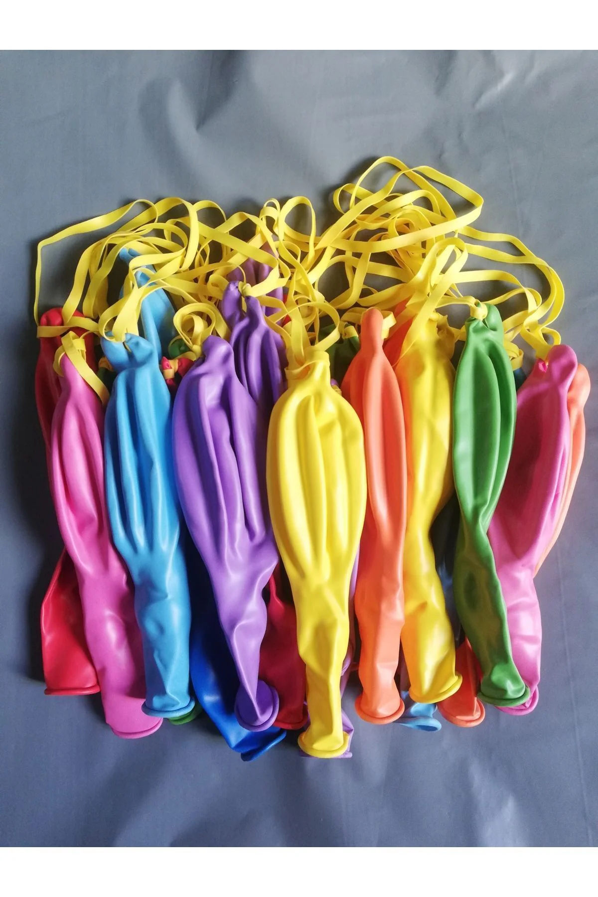 Lastikli Balon 25'li Punch Balon Zıpzıp İpli Balon Atom Balon Pan