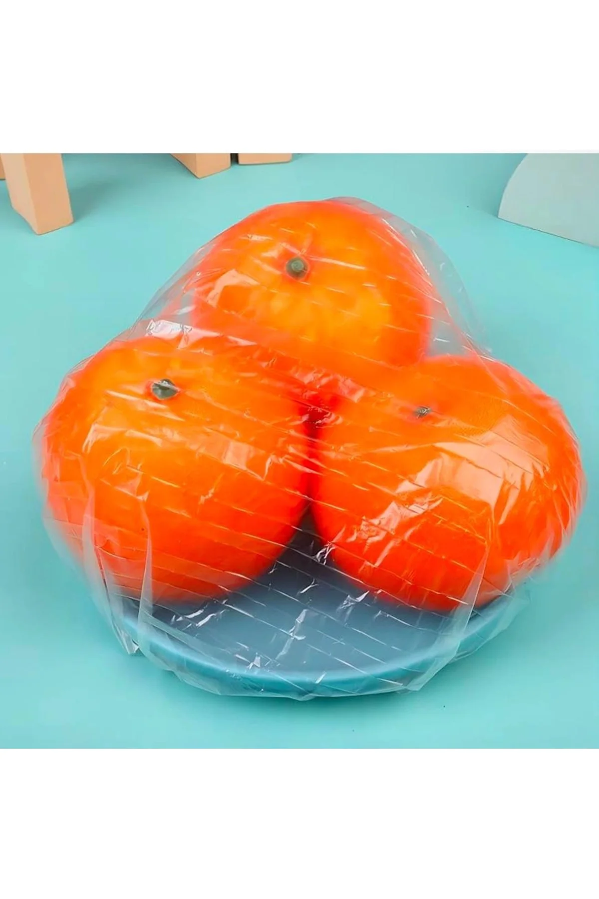 Lastikli Tencere Ve Tabak Bonesi 100 Adet (20Cm) - Görsel 4