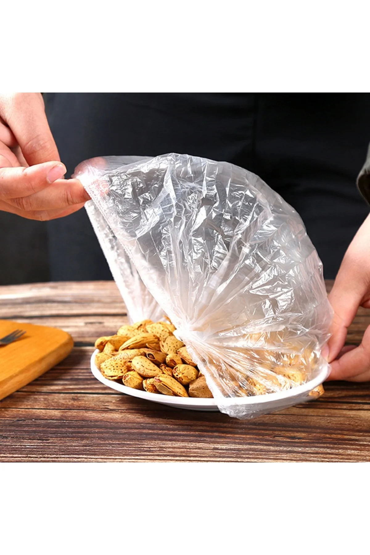 Lastikli Tencere Ve Tabak Bonesi 100 Adet (24cm)