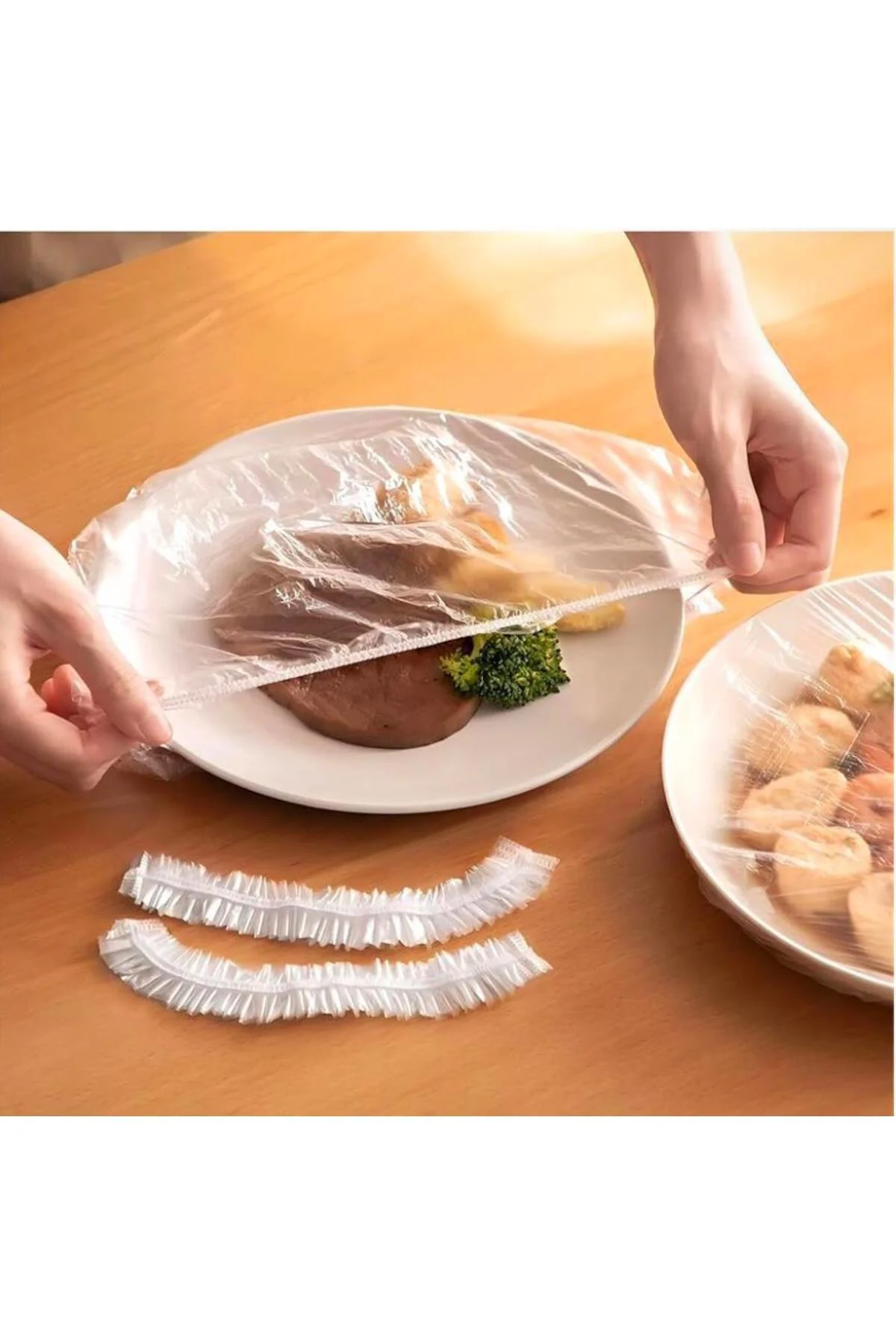 Lastikli Tencere Ve Tabak Bonesi 100 Adet (22cm)