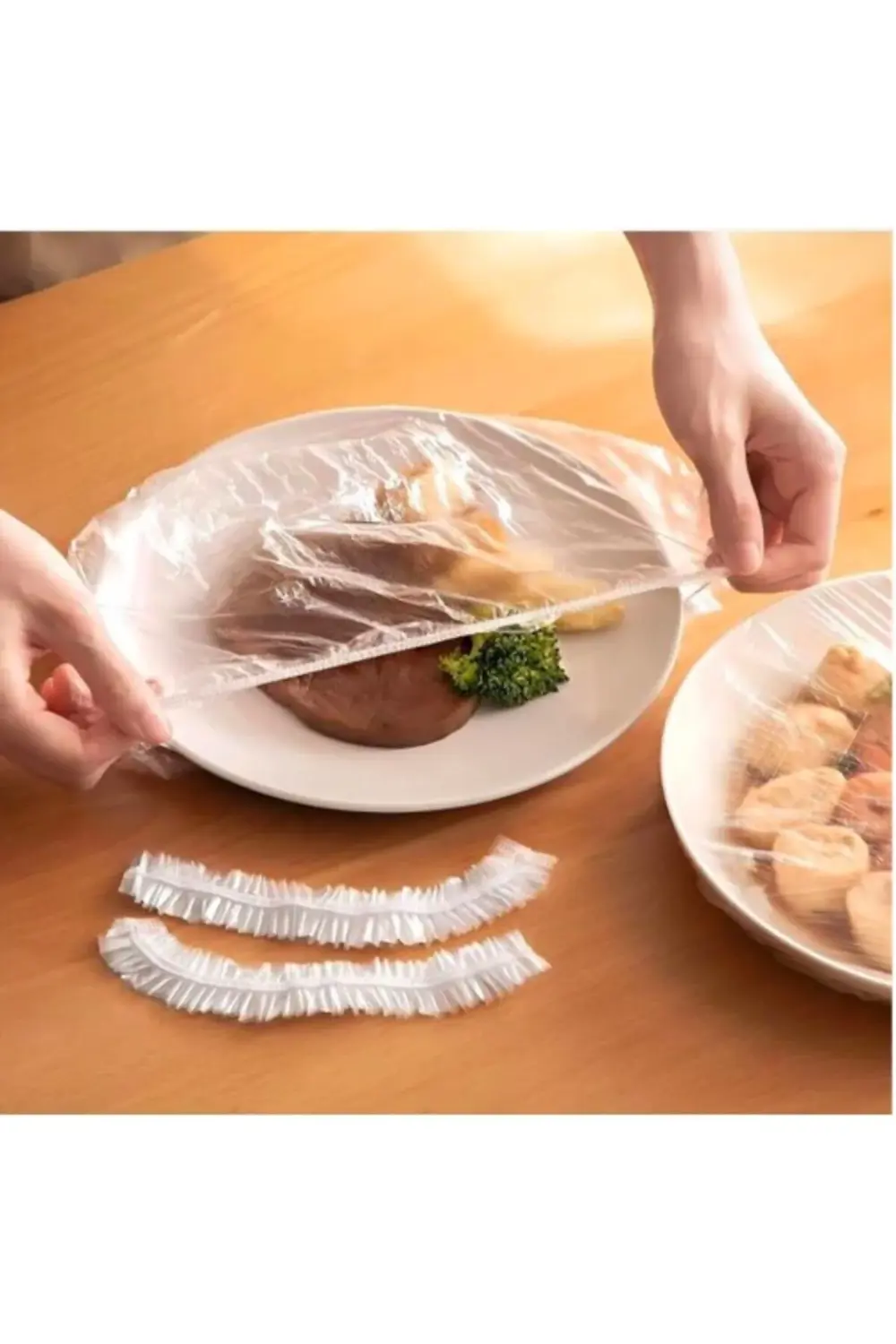 Lastikli Tencere Ve Tabak Bonesi 100 Adet (22cm)