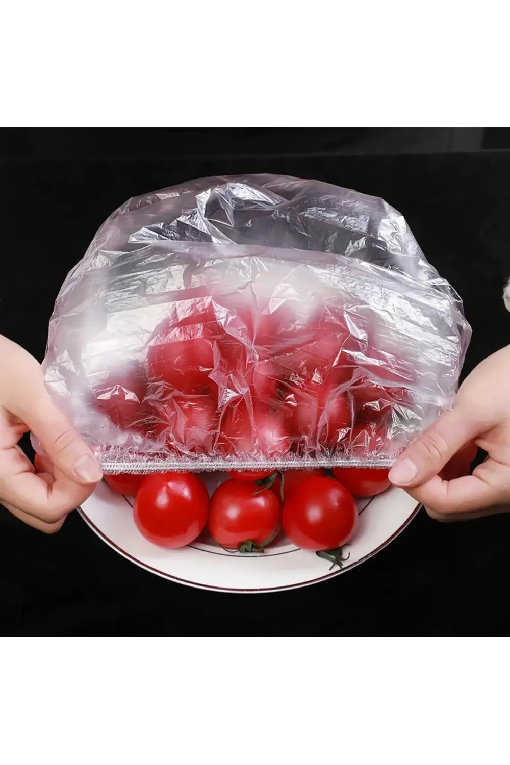 Lastikli Tencere Ve Tabak Bonesi 100 Adet (24cm)