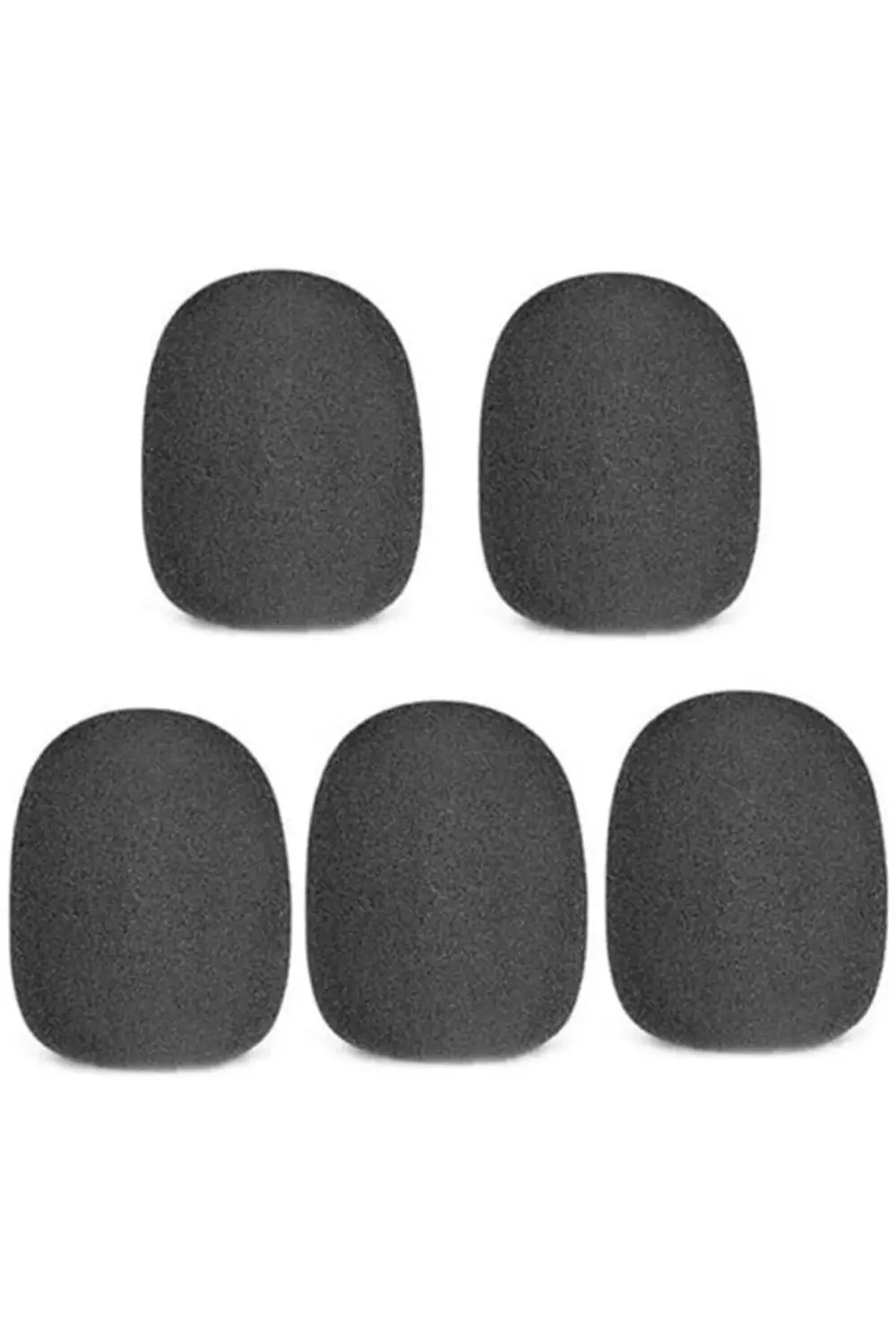 Lastvoice ELS-01-5X EL TİPİ Dinamik EL Mikrofon Süngeri 5'li Siya