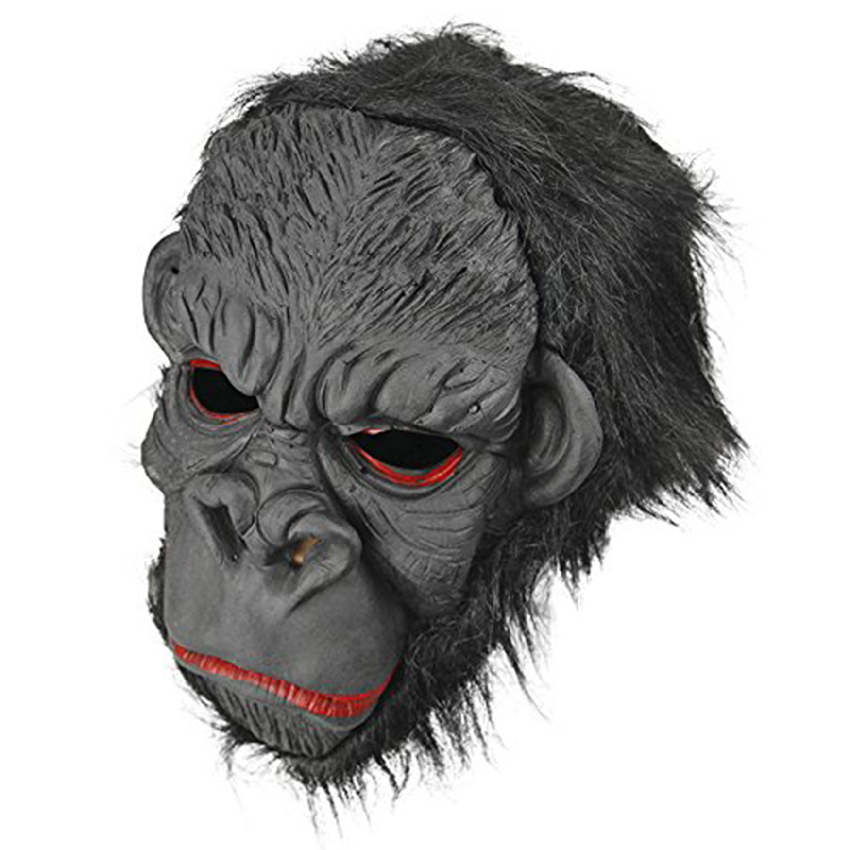 Lateks Goril Maskesi Maymun Maskesi Et Maskesi Orangutan Siyah Sa
