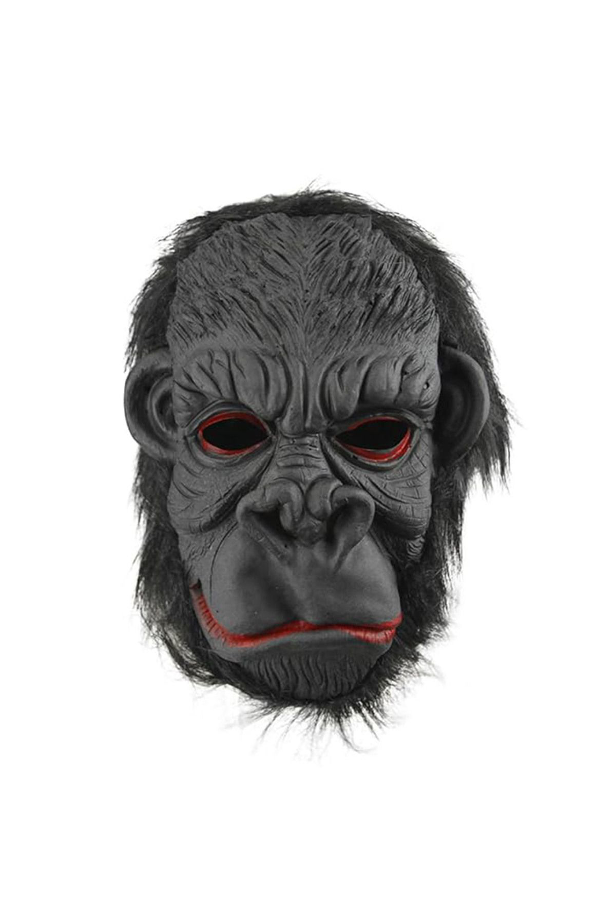 Ok Aksesuar Lateks Goril Maskesi Maymun Maskesi Et Maskesi Orangutan Siyah Sa