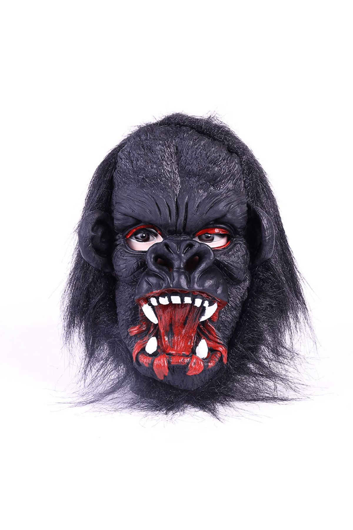 Ok Aksesuar Lateks Goril Maskesi Maymun Maskesi Et Maskesi Orangutan Siyah Sa