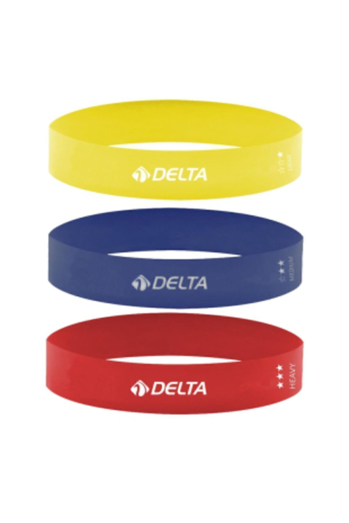 Delta Latex 3'Lü Aerobik Pilates Direnç Egzersiz Bandi Squat Çalişma La