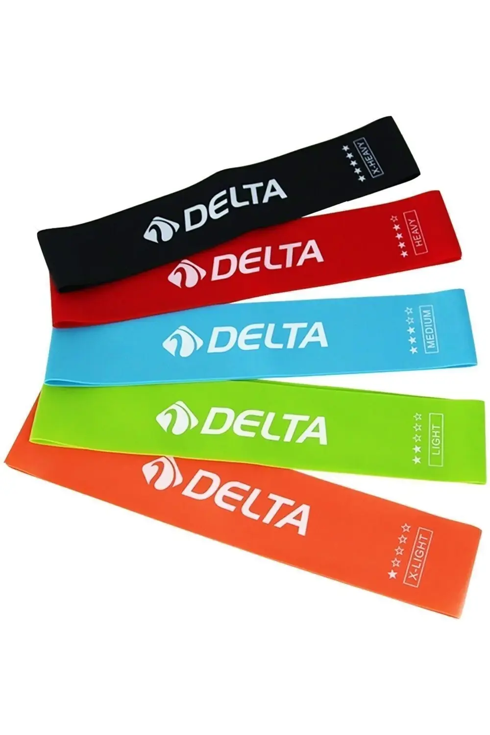 Latex 5 Farklı Direnç Aerobik Pilates Direnç Egzersiz Bandı Squat