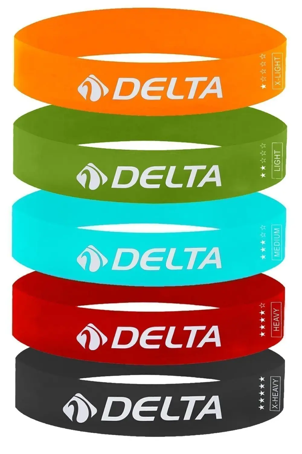 Latex 5 Farklı Direnç Aerobik Pilates Direnç Egzersiz Bandı Squat